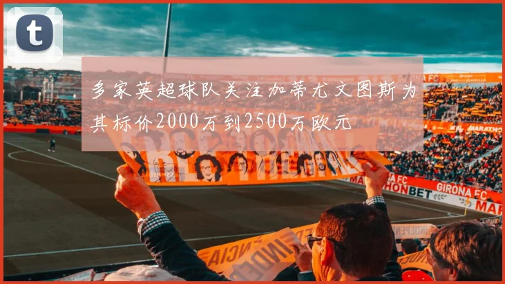 多家英超球队关注加蒂尤文图斯为其标价2000万到2500万欧元